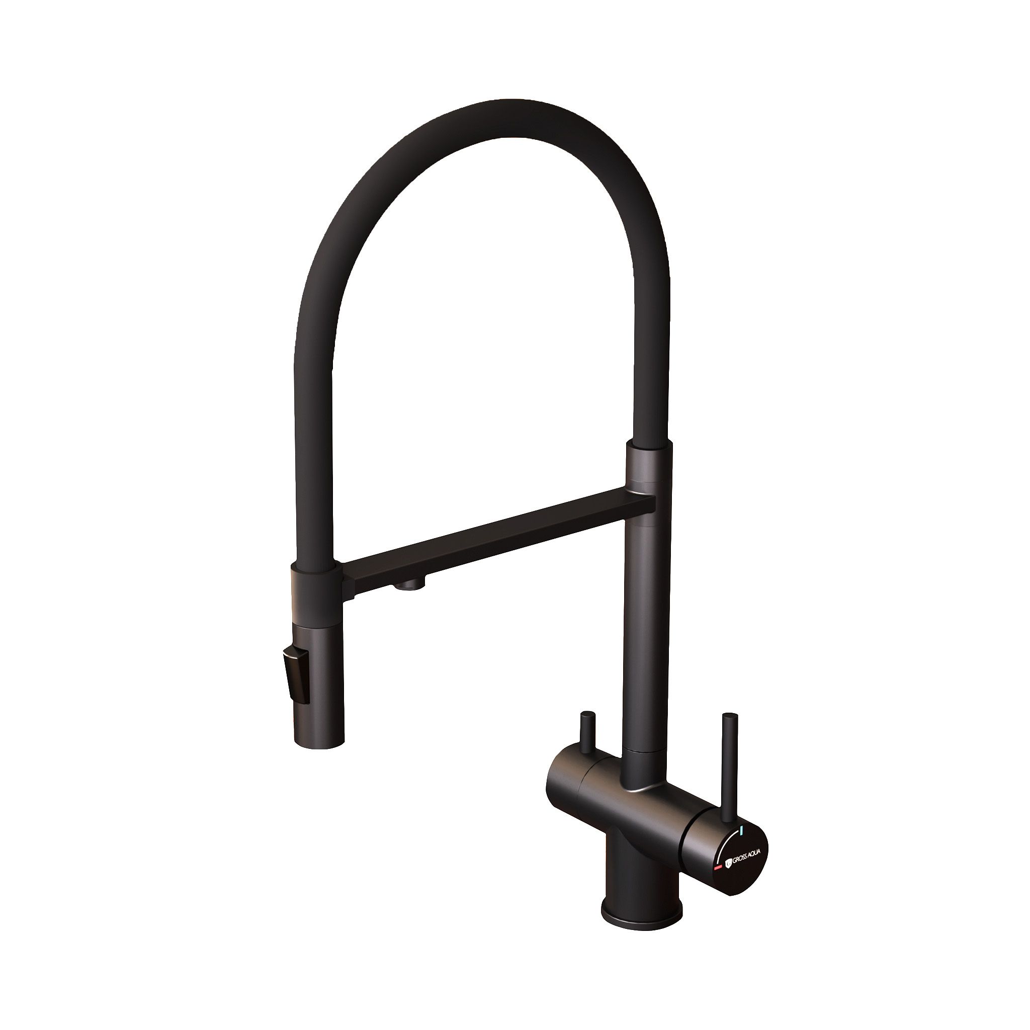Смеситель для кухни с подключением к фильтру воды Сталь (Neosteel) 3188611SSMBB