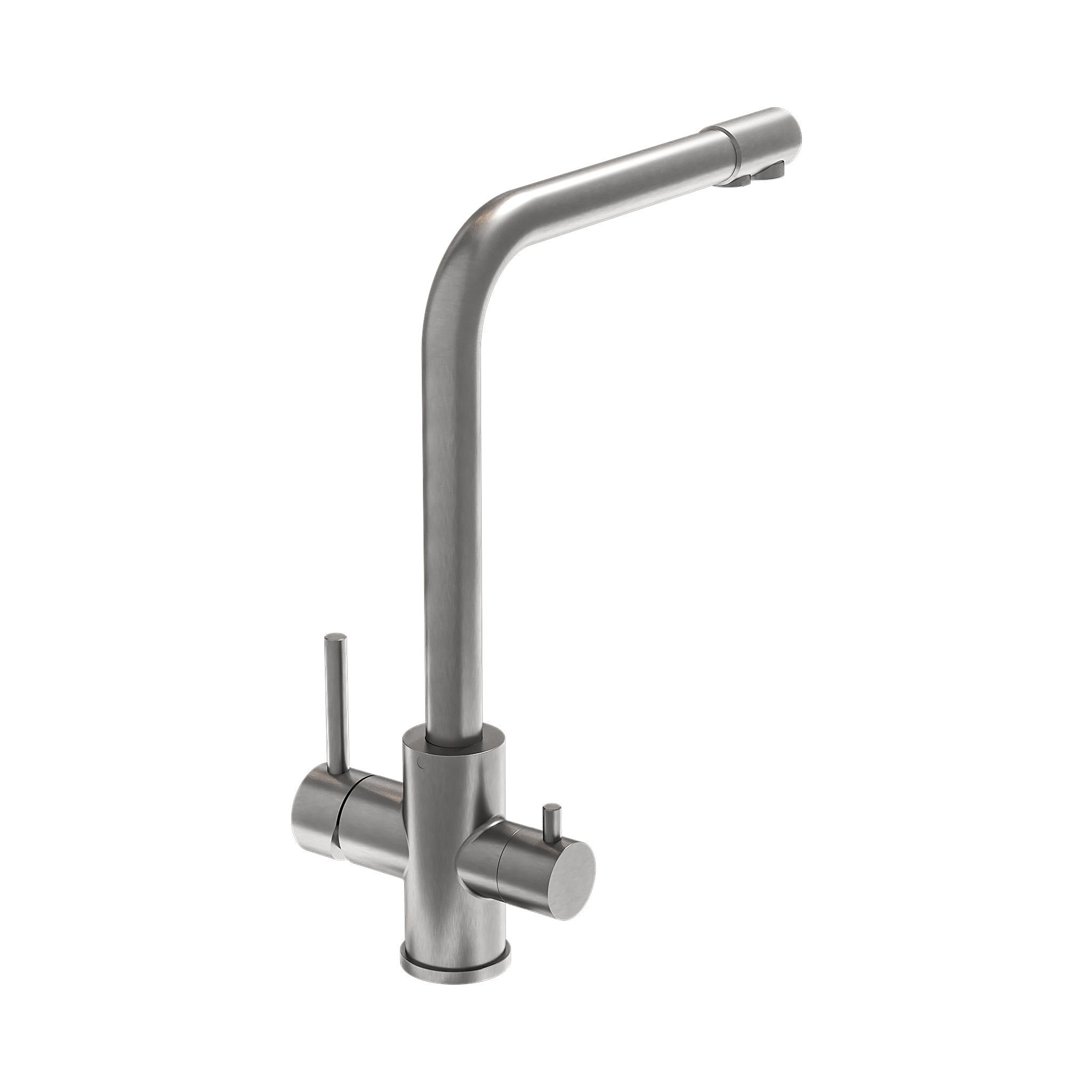 Смеситель для кухни с подключением к фильтру воды Сталь (Neosteel) 3121609SS