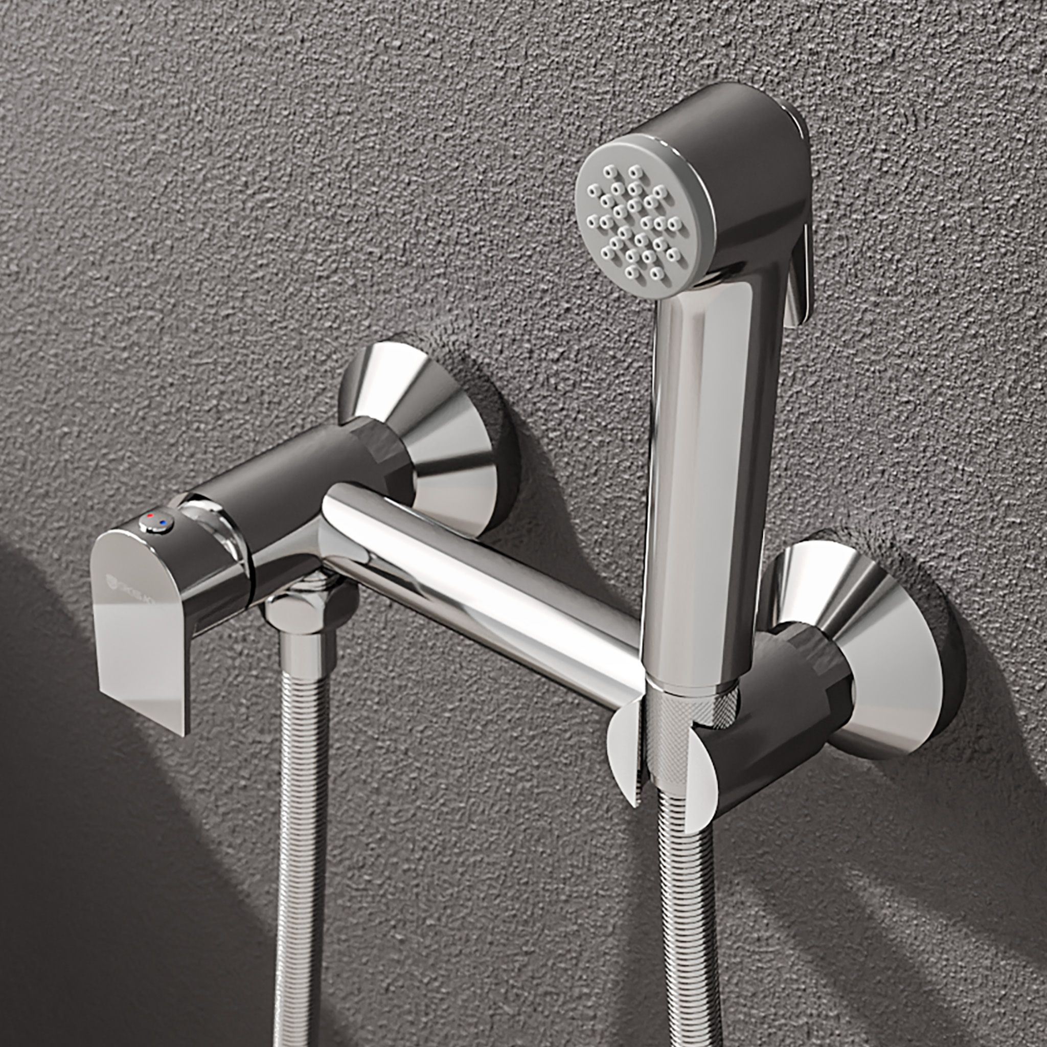 Смеситель c гигиеническим душем настенный Биде (Bidet) GA012201C