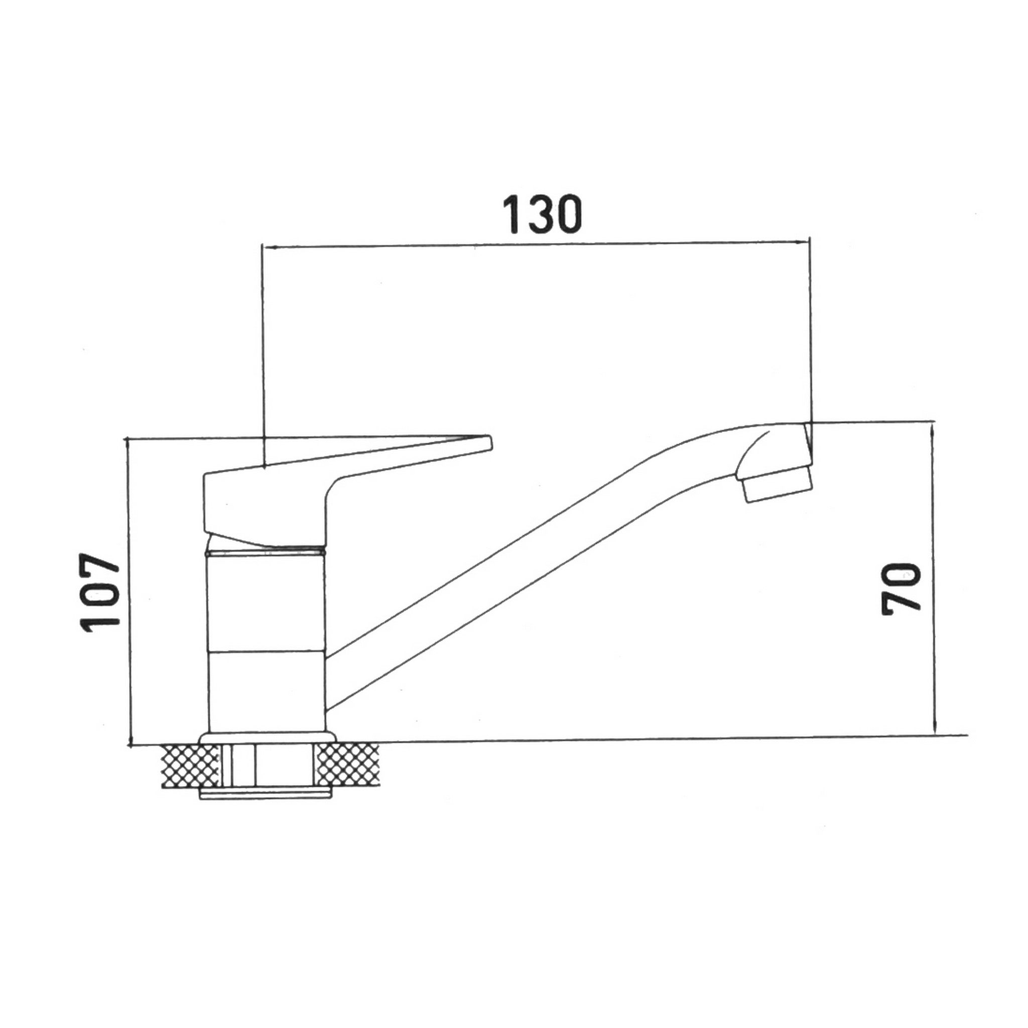 Смеситель для раковины Дельта (Delta) 3210268C-G0109
