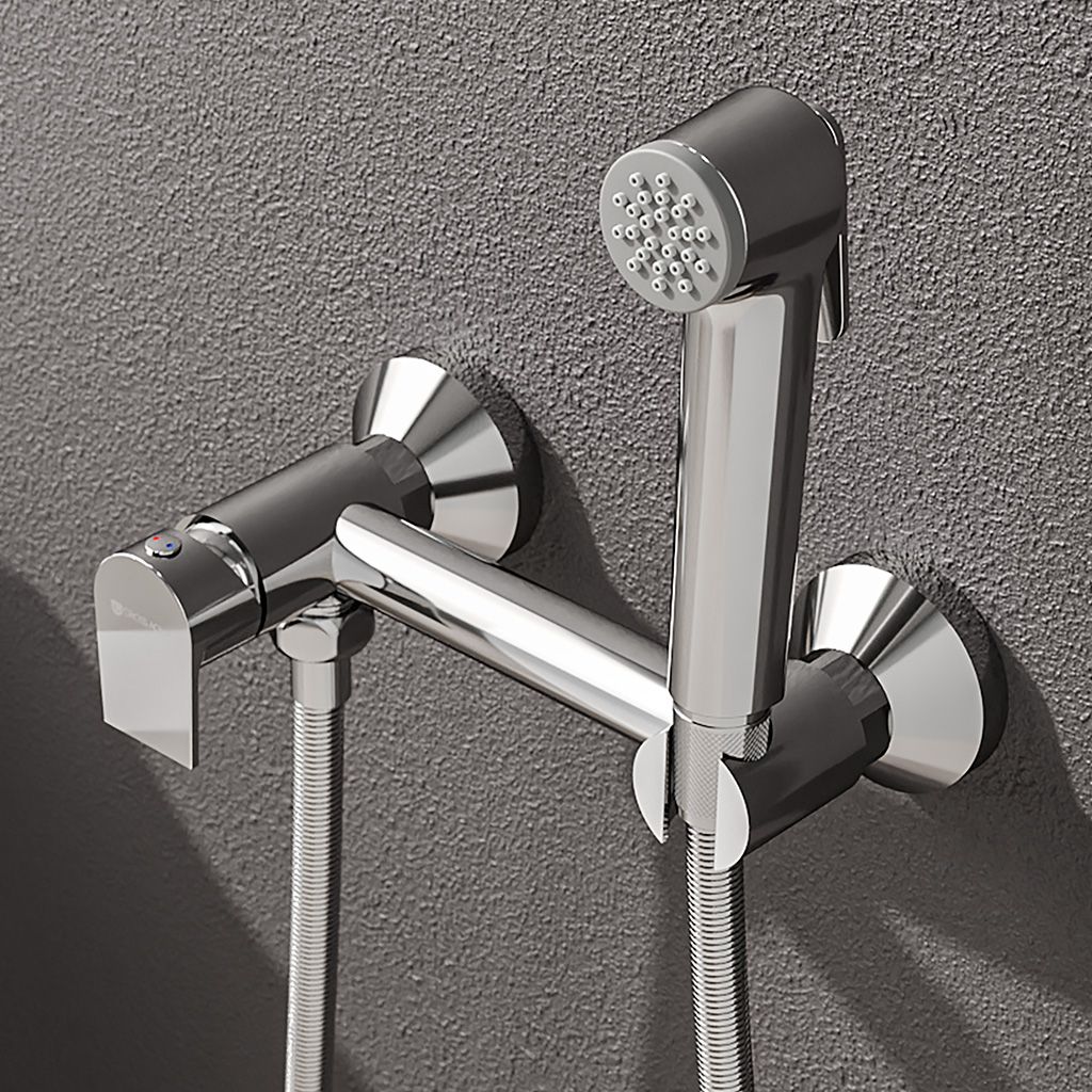 Смеситель c гигиеническим душем настенный Биде (Bidet) GA012201C