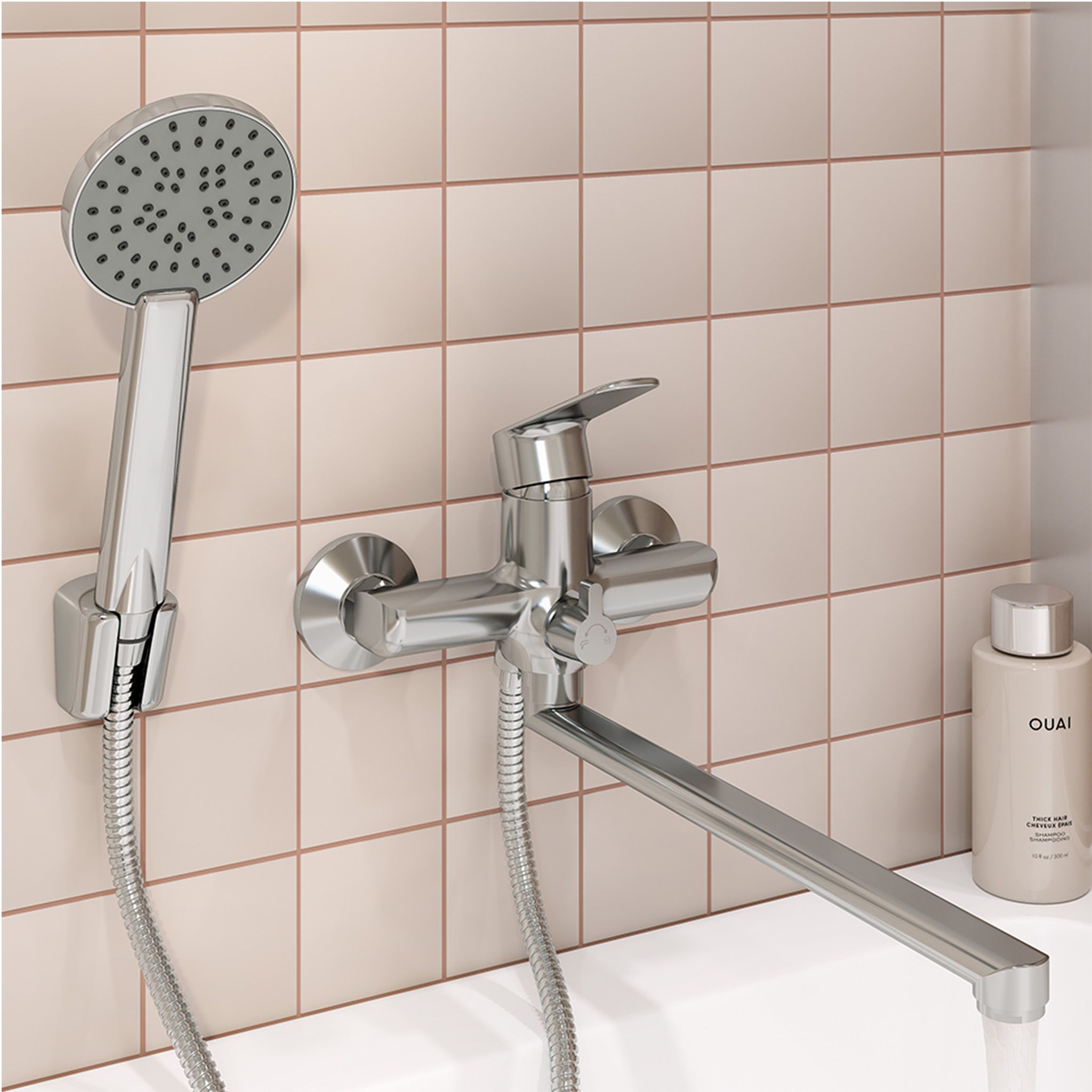 Смеситель для ванны с длинным изливом Минима (Scandi) 7250545C-35F