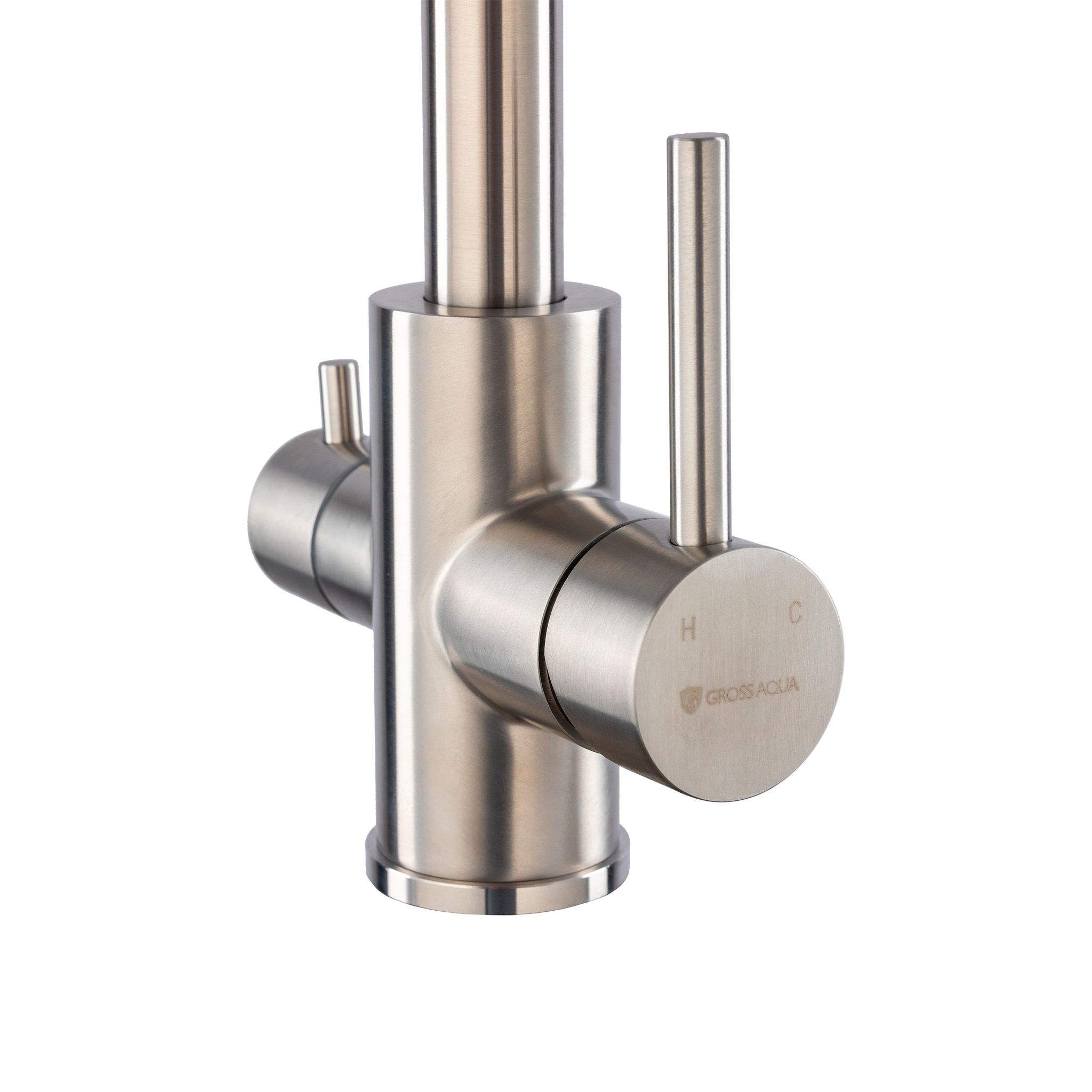 Смеситель для кухни с подключением к фильтру воды Сталь (Neosteel) 3121609SS
