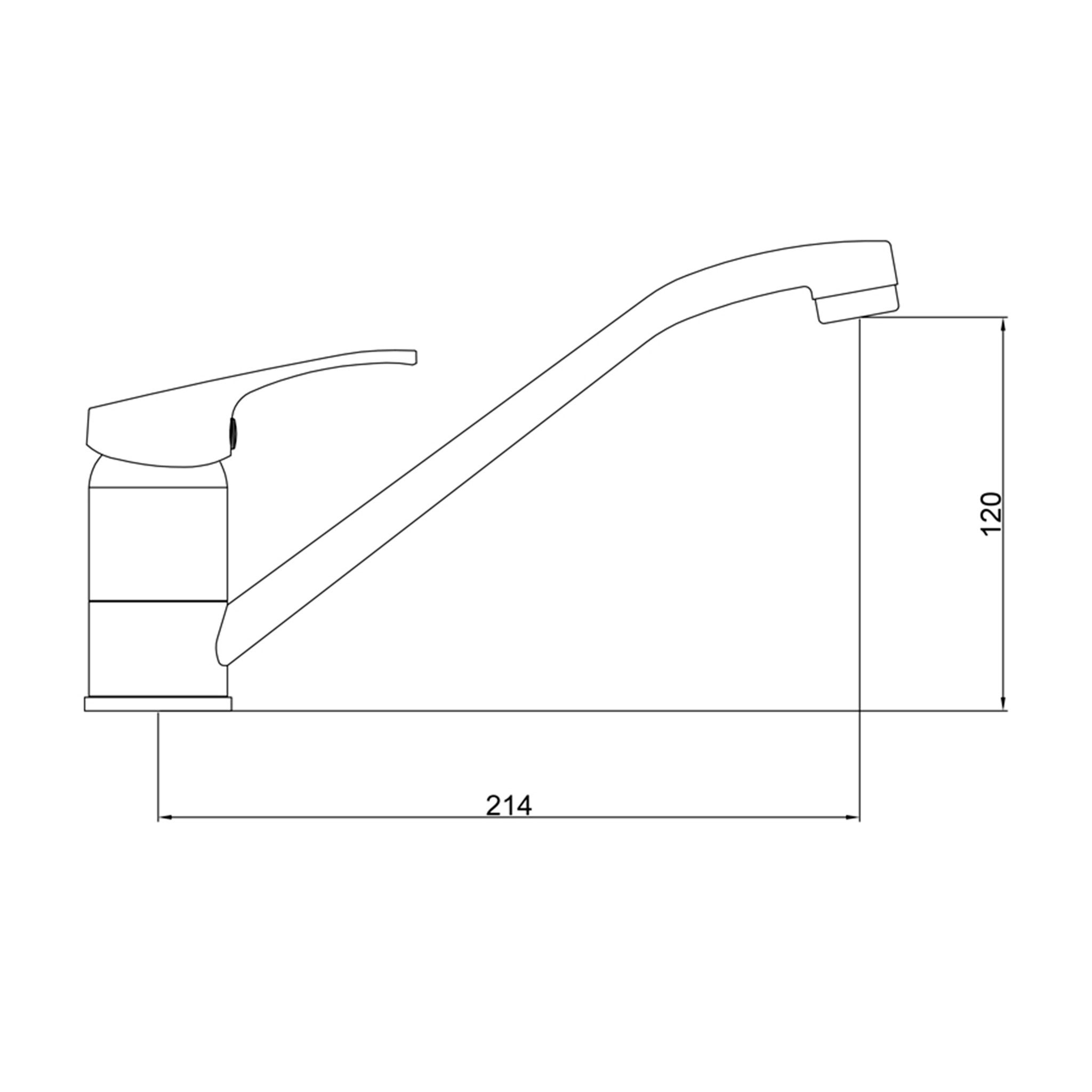 Смеситель для кухни Базис (Base) 3210258C-G0110