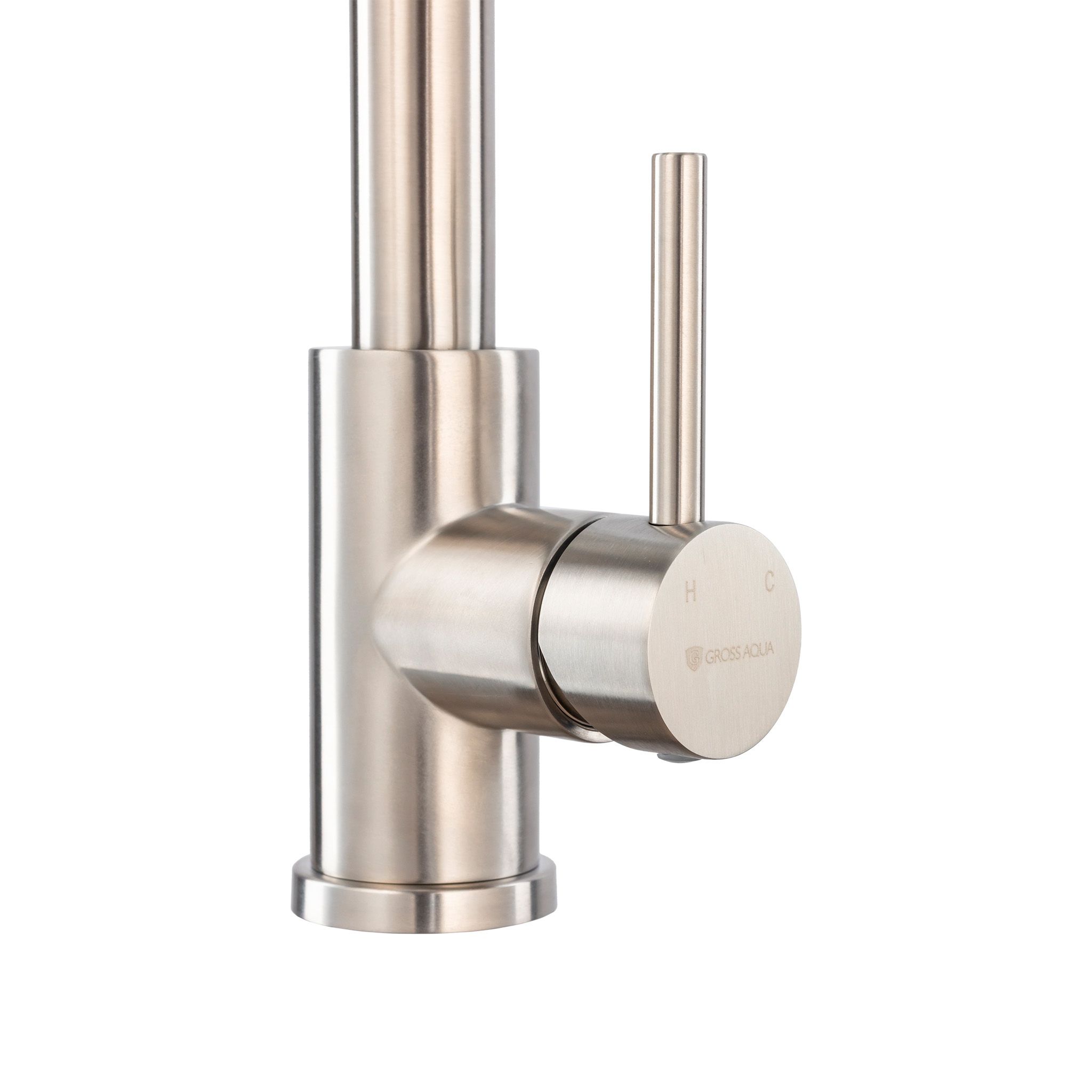 Смеситель для кухни с выдвижным изливом Сталь (Neosteel) 3140609SS