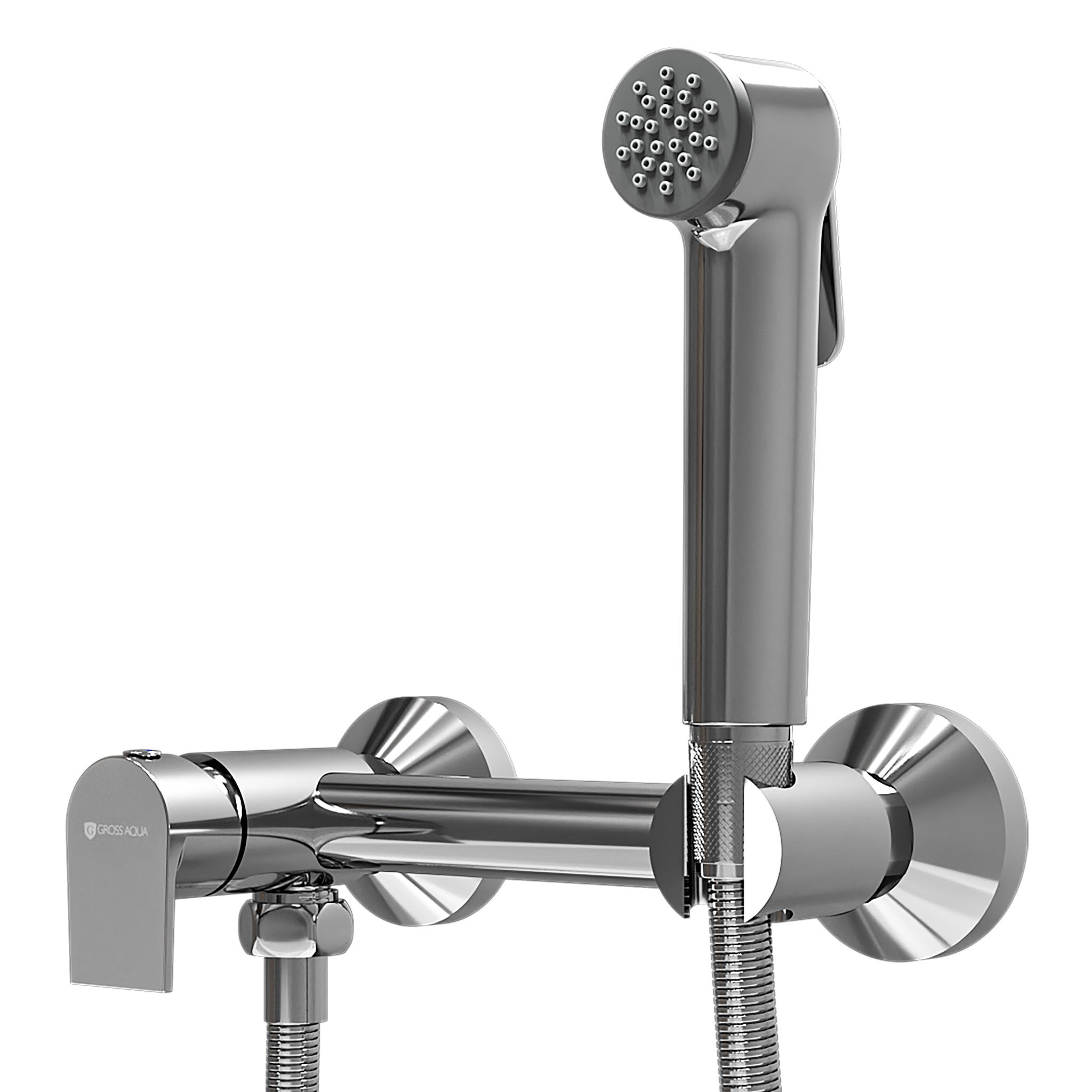Смеситель c гигиеническим душем настенный Биде (Bidet) GA012201C