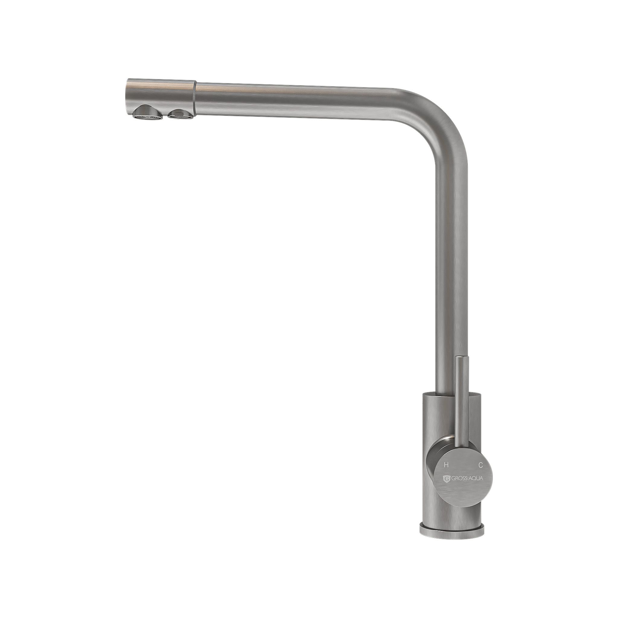 Смеситель для кухни с подключением к фильтру воды Сталь (Neosteel) 3121609SS