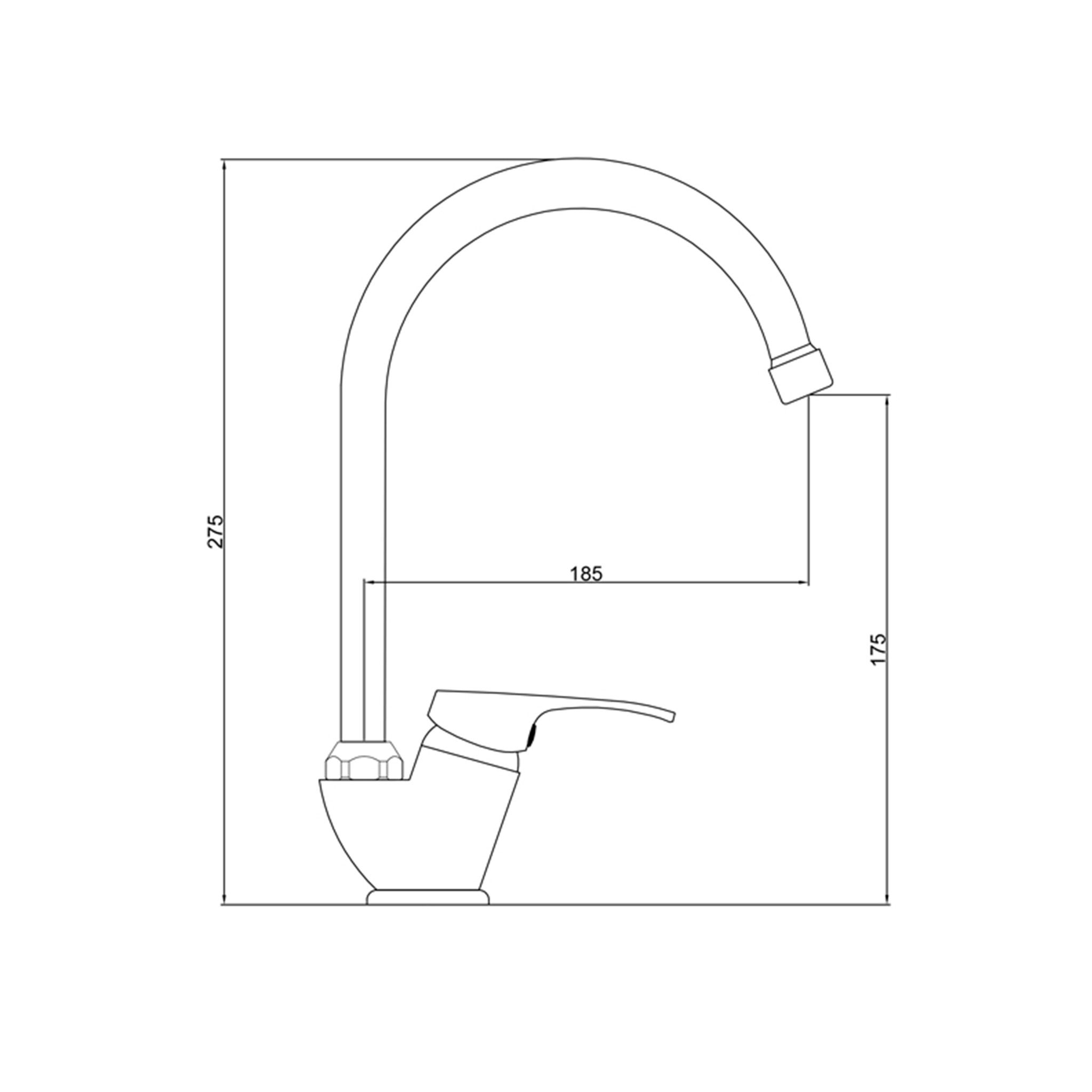 Смеситель для кухни Базис (Base) 3205258C-B01