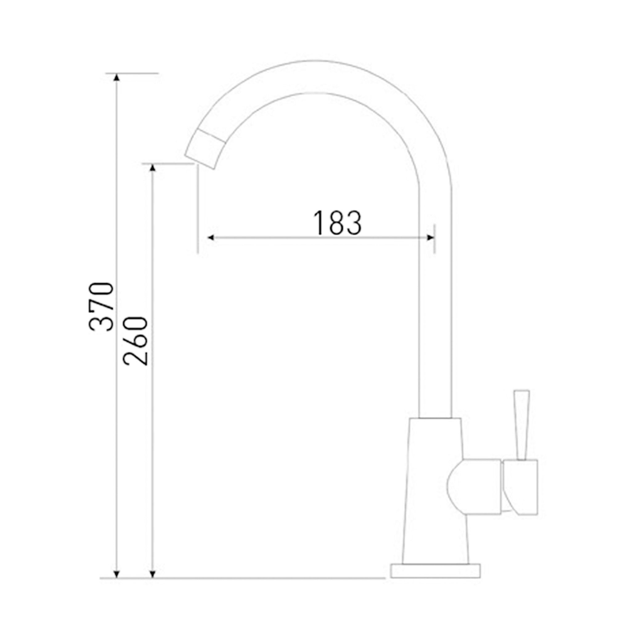 Смеситель для кухни Сталь (Neosteel) 3211611SS
