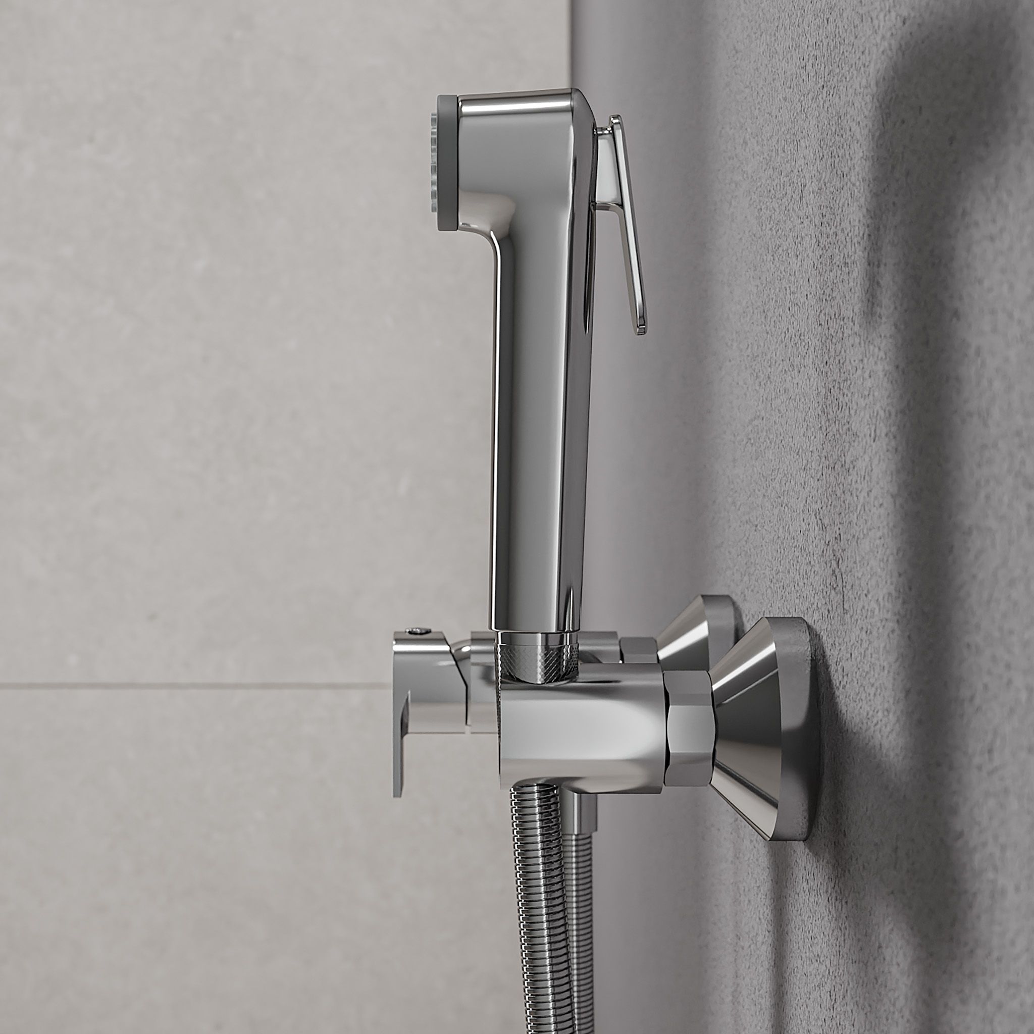 Смеситель c гигиеническим душем настенный Биде (Bidet) GA012201C