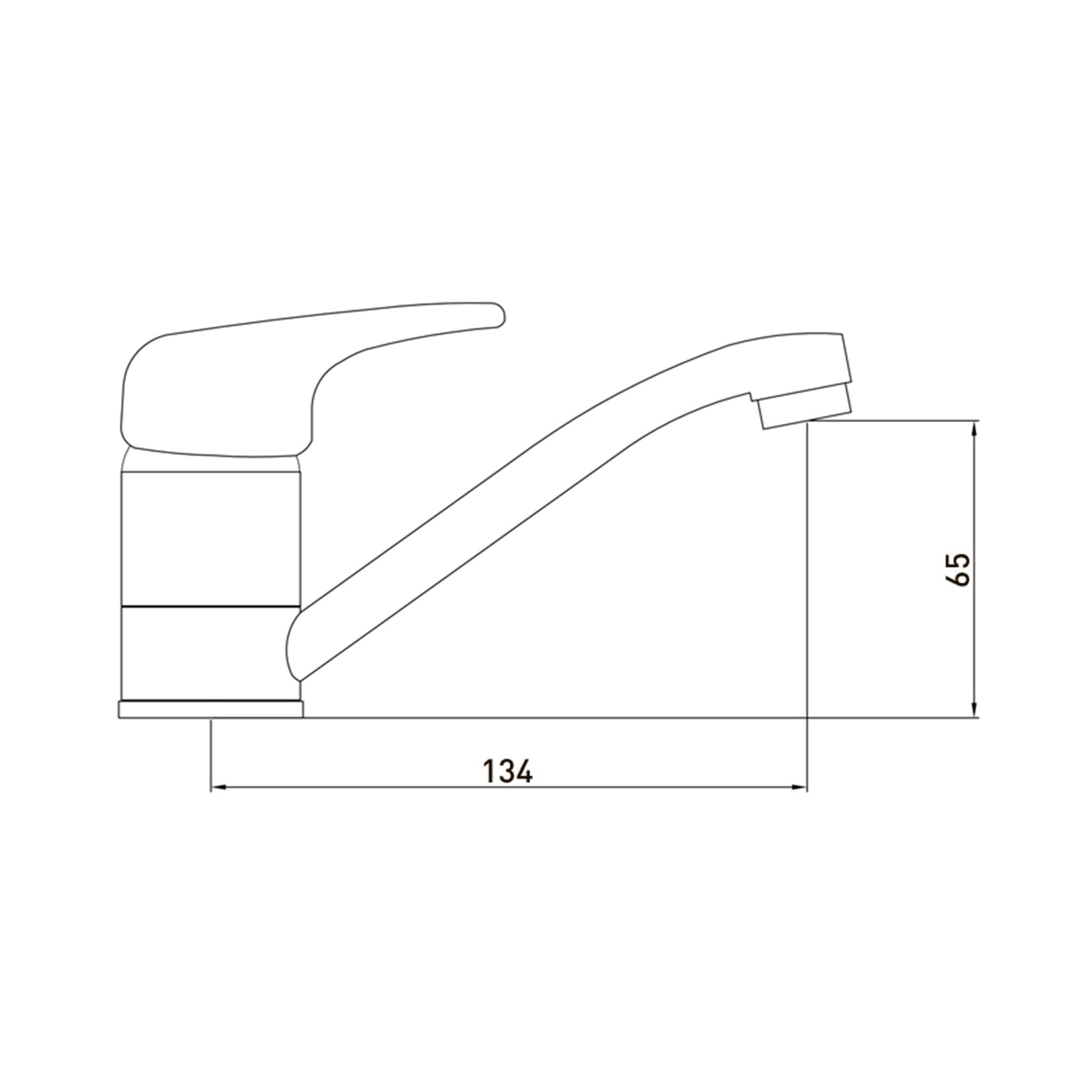Смеситель для раковины Оптимум (Optima) 3509511C-G0145
