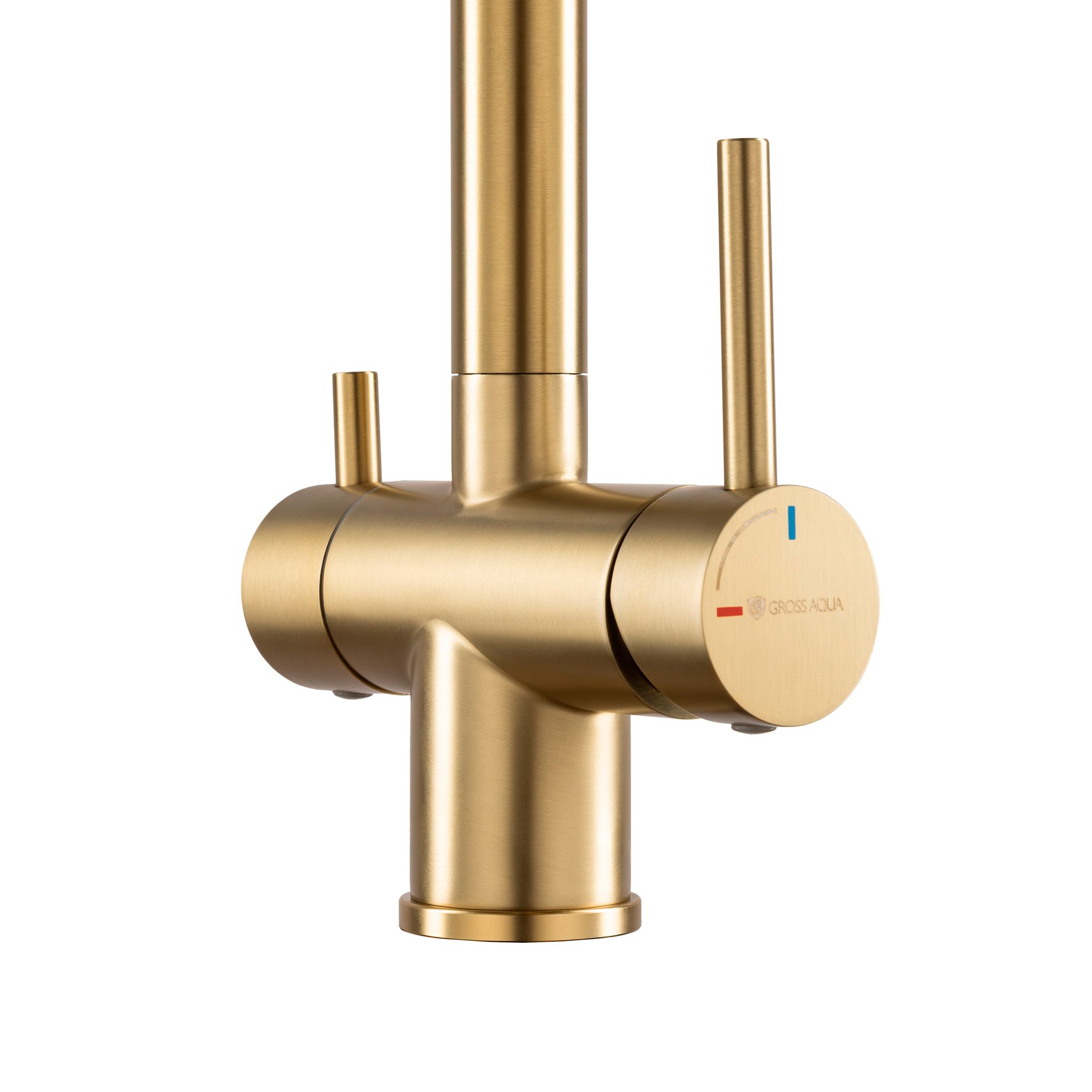 Смеситель для кухни с подключением к фильтру воды Сталь (Neosteel) 3188611SSMGB