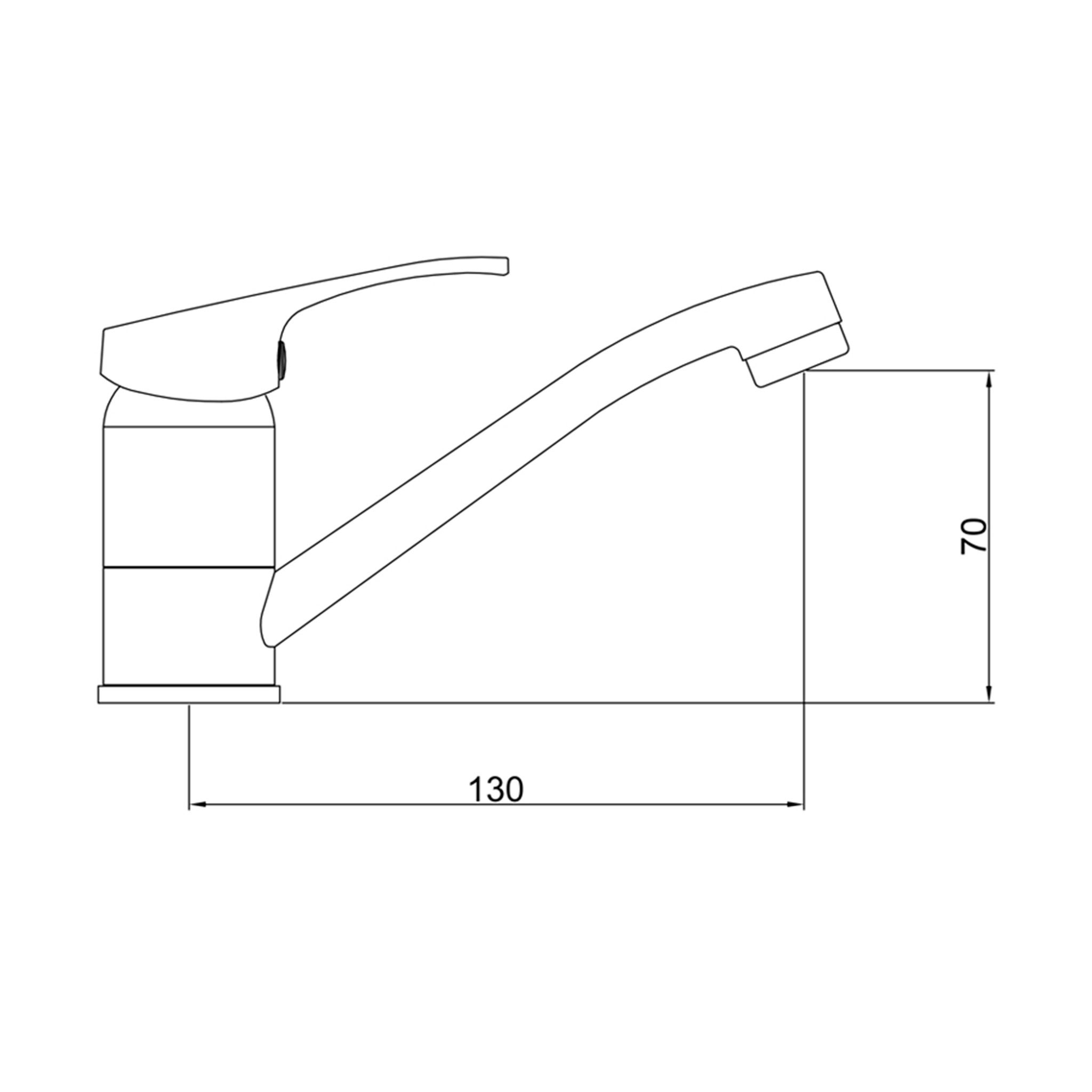 Смеситель для раковины Базис (Base) 3210258C-G0109