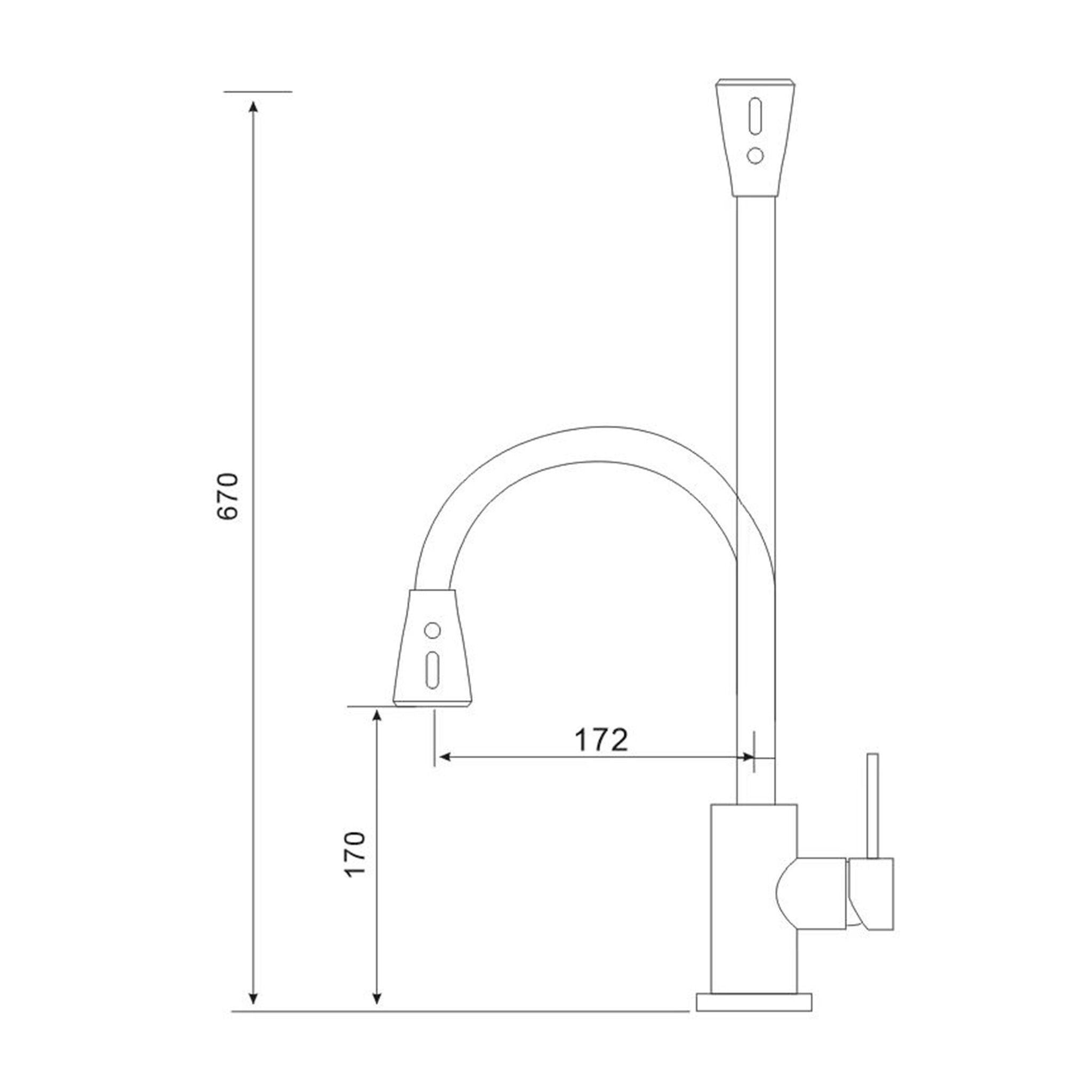 Смеситель для кухни Сталь (Neosteel) 3241609SSG
